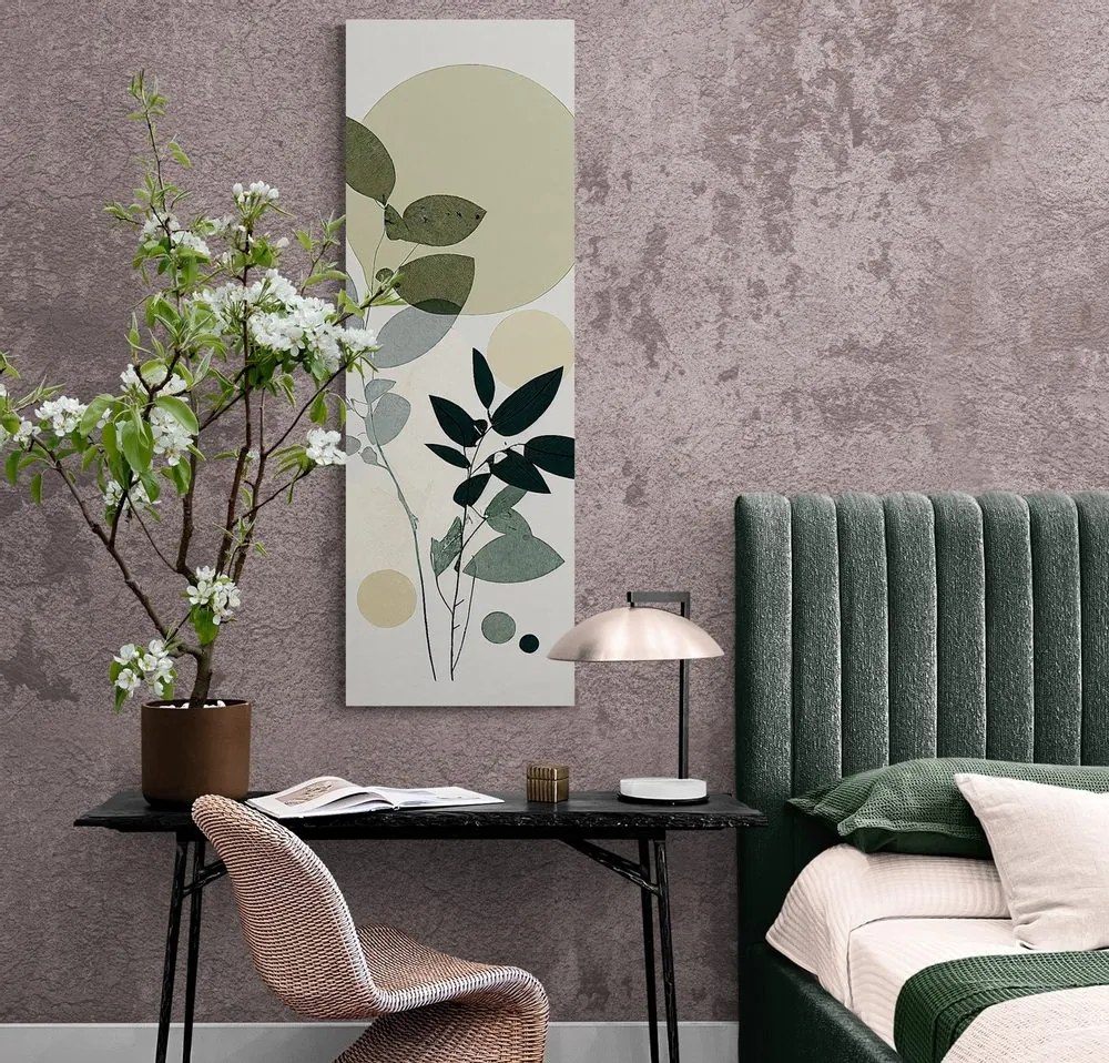 Tablou plăntuțe boho în design de stil
