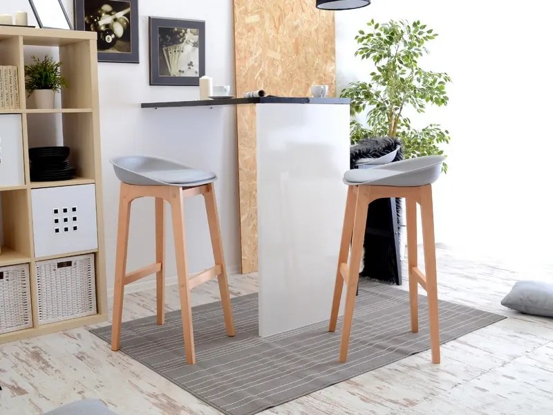 Scaun Rita (gri + fag). Promo -17%. 1110741