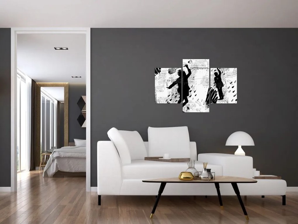 Tablou - Artă stradală - zarvă (90x60 cm)