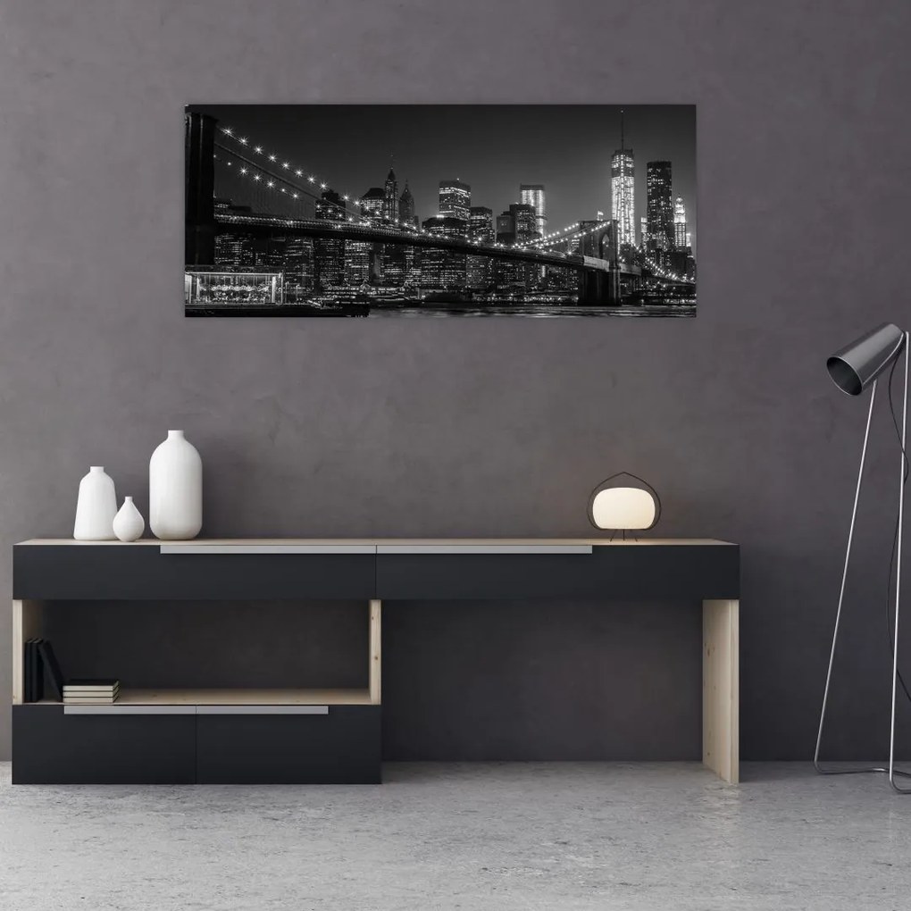 Tablou cu podul Brooklin în New York (120x50 cm)