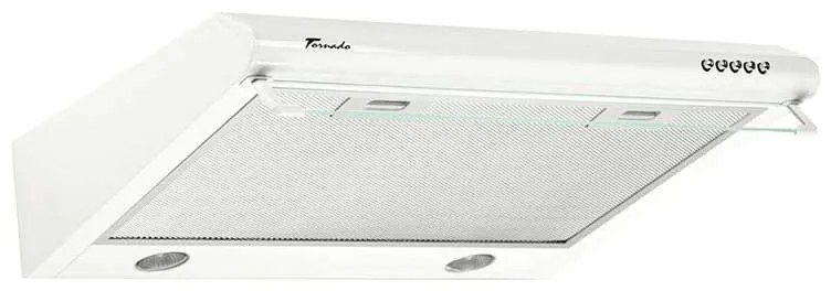 Hota Traditionala Tornado Bona 20 (60) LED, 2 motoare, latime 60 cm, absorbtie 560 m3/ora, filtru anti-grasimi aluminiu 5 straturi, Alb