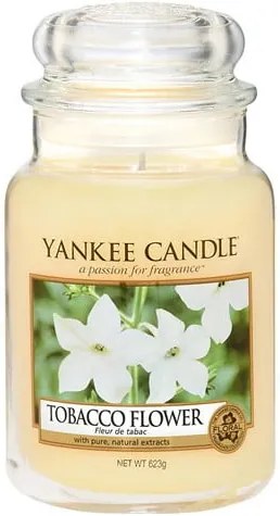 Lumânare parfumată Yankee Candle Tabacco Flower, timp de ardere 110 - 150 ore
