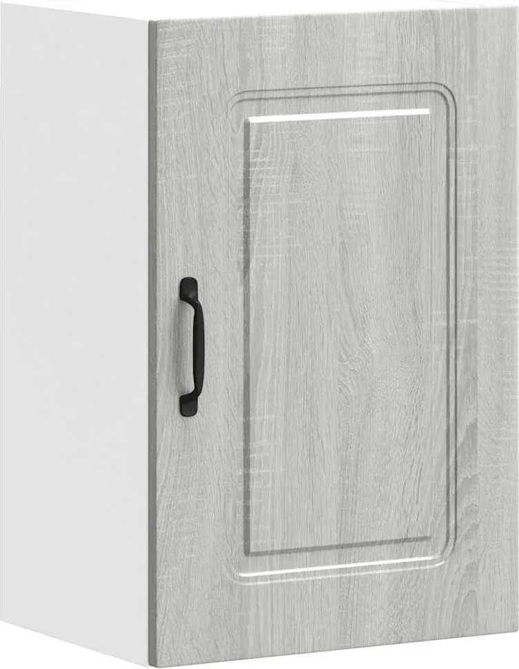 vidaXL Dulap de bucatarie "Kalmar" din lemn prelucrat Sonoma gri