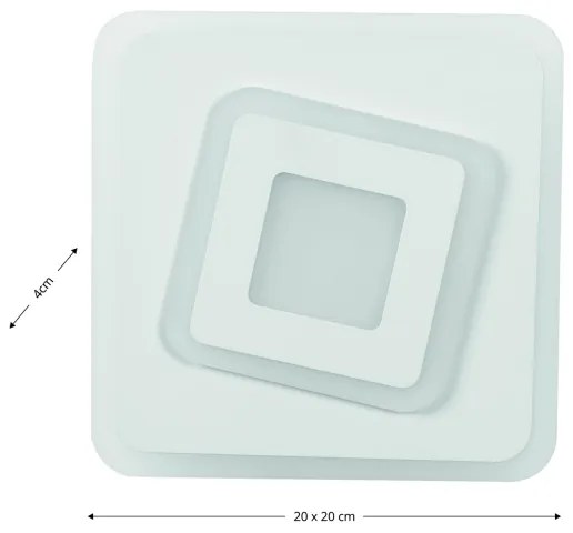 Brilagi - LED Aplica Modern Mini 32W 230V 3000/4000/6000K