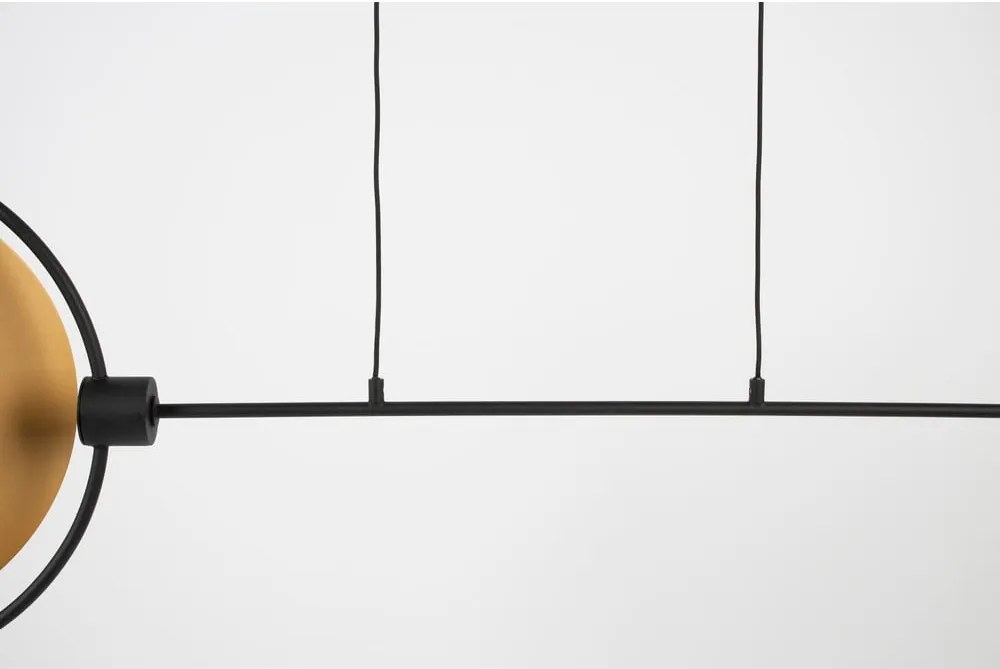 Lustră galben ocru/neagră LED cu intensitate reglabilă Sirius – Zuiver