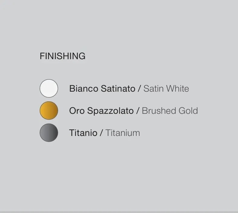 Aplica de perete LED design liniar ENILA alb, auriu sau titan