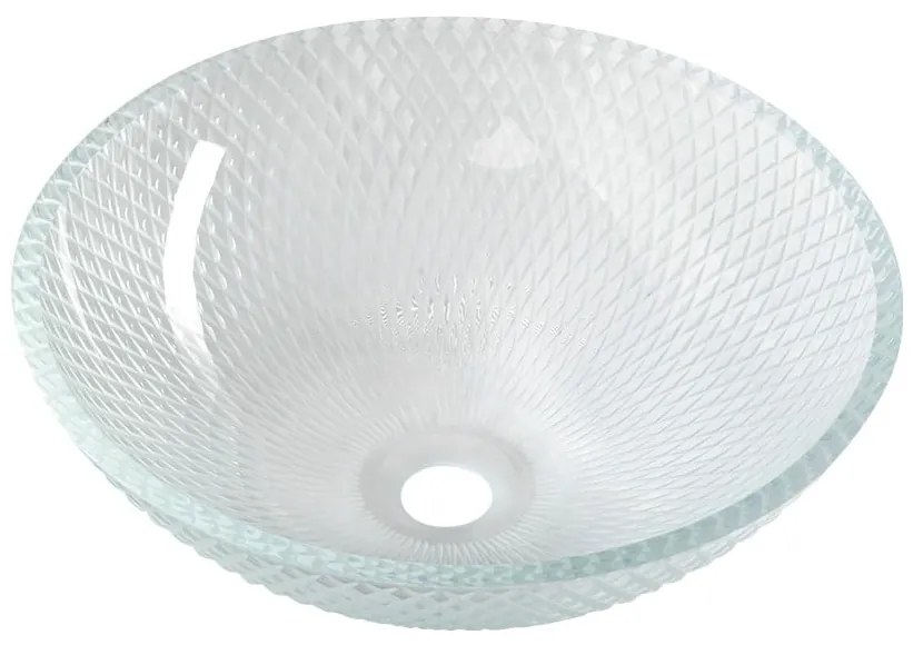 Chiuvetă rotundă din sticlă ø 42 cm Puketa – Sapho