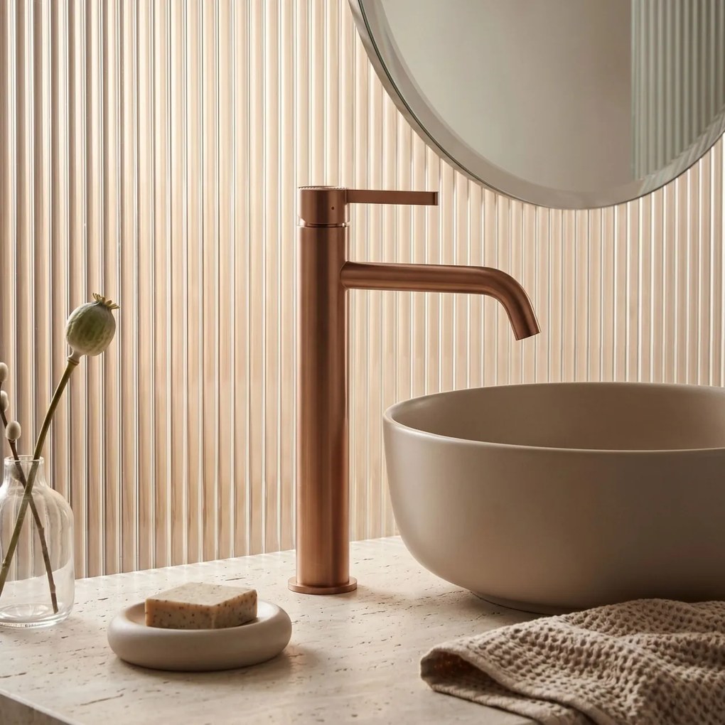 Baterie pentru baie Rea Foster Brush Copper