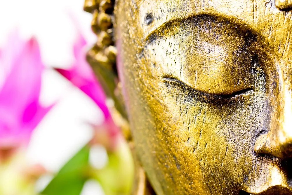 Tablou fața aurie a lui Budha
