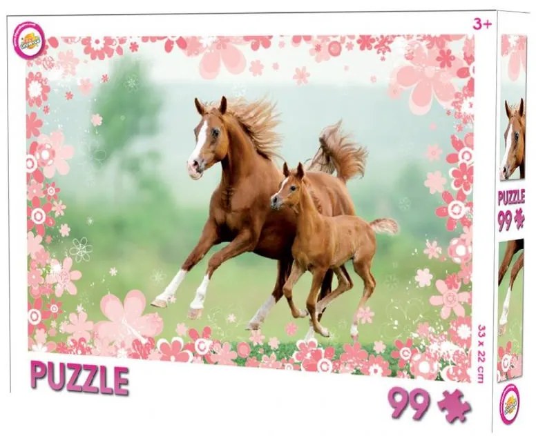 Cal puzzle de 99 piese