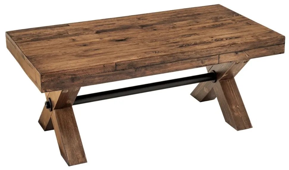 Masuta de cafea design industrial GOLIATH 110cm pin