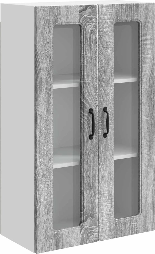 vidaXL Dulap de bucătărie Kalmar Gri Sonoma 60 x 31 x 100 cm