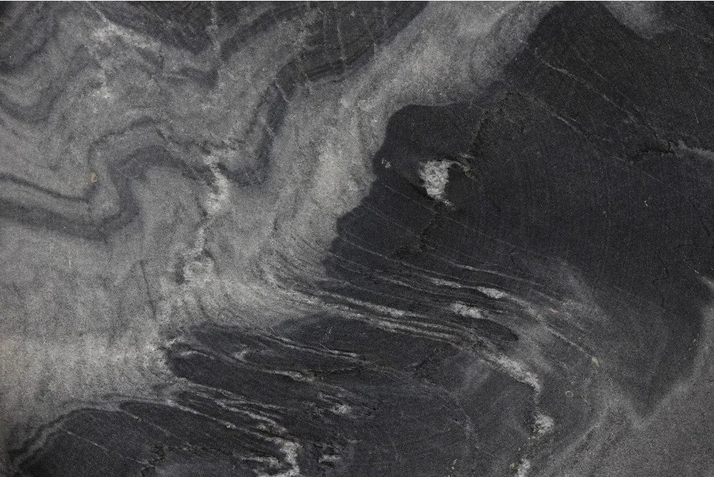 Măsuță auxiliară rotundă cu blat din marmură ø 33 cm Karrara – White Label