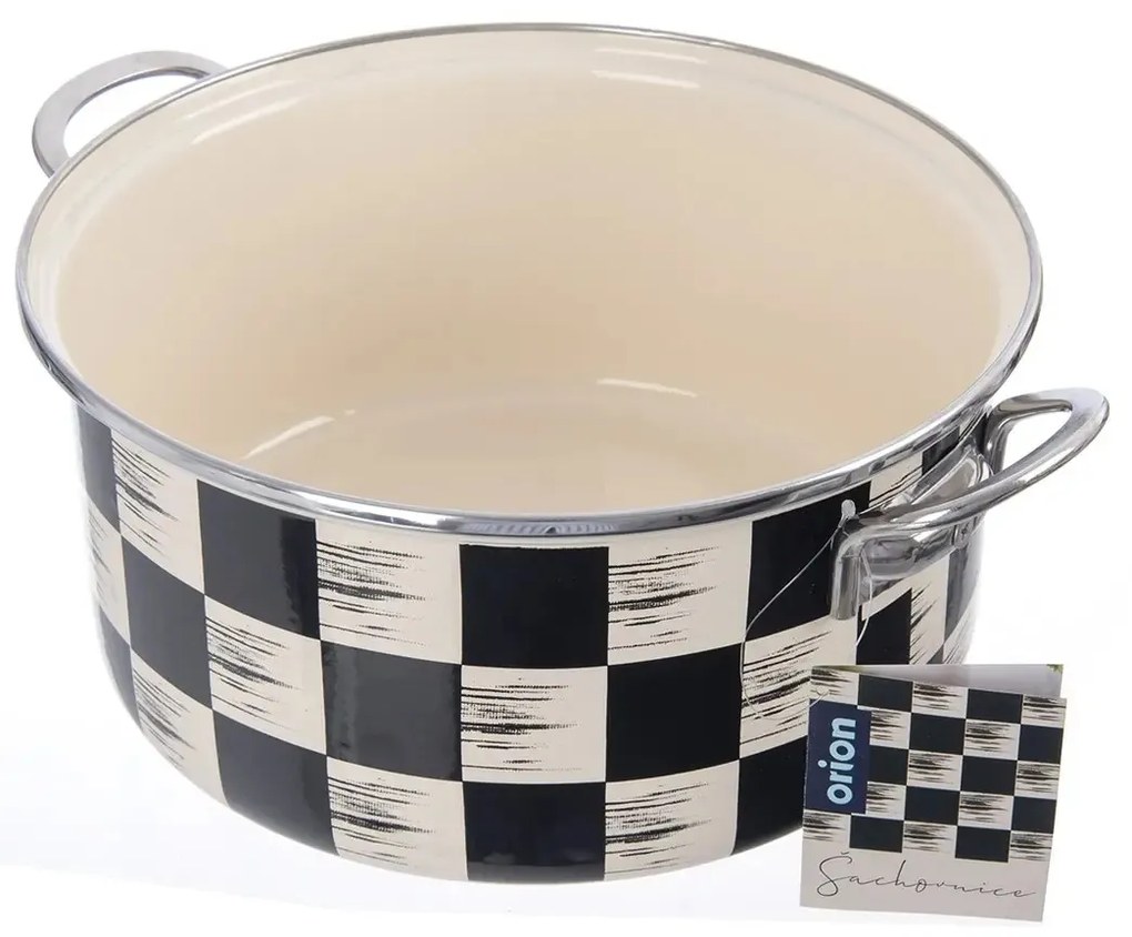 Orion Casserole smaltată Șah Lem, 5 l, diametru 26cm