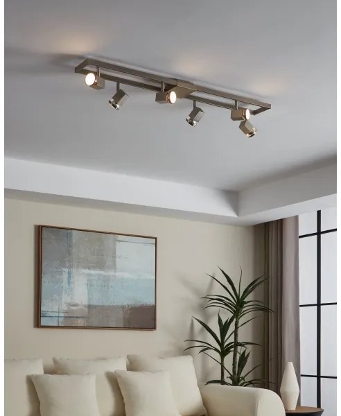 Spot LED Eglo 93679 ZERACO 6xGU10/5W/230V