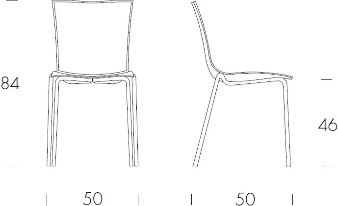 Set de 2 scaune elegante design LUX Aria Easy