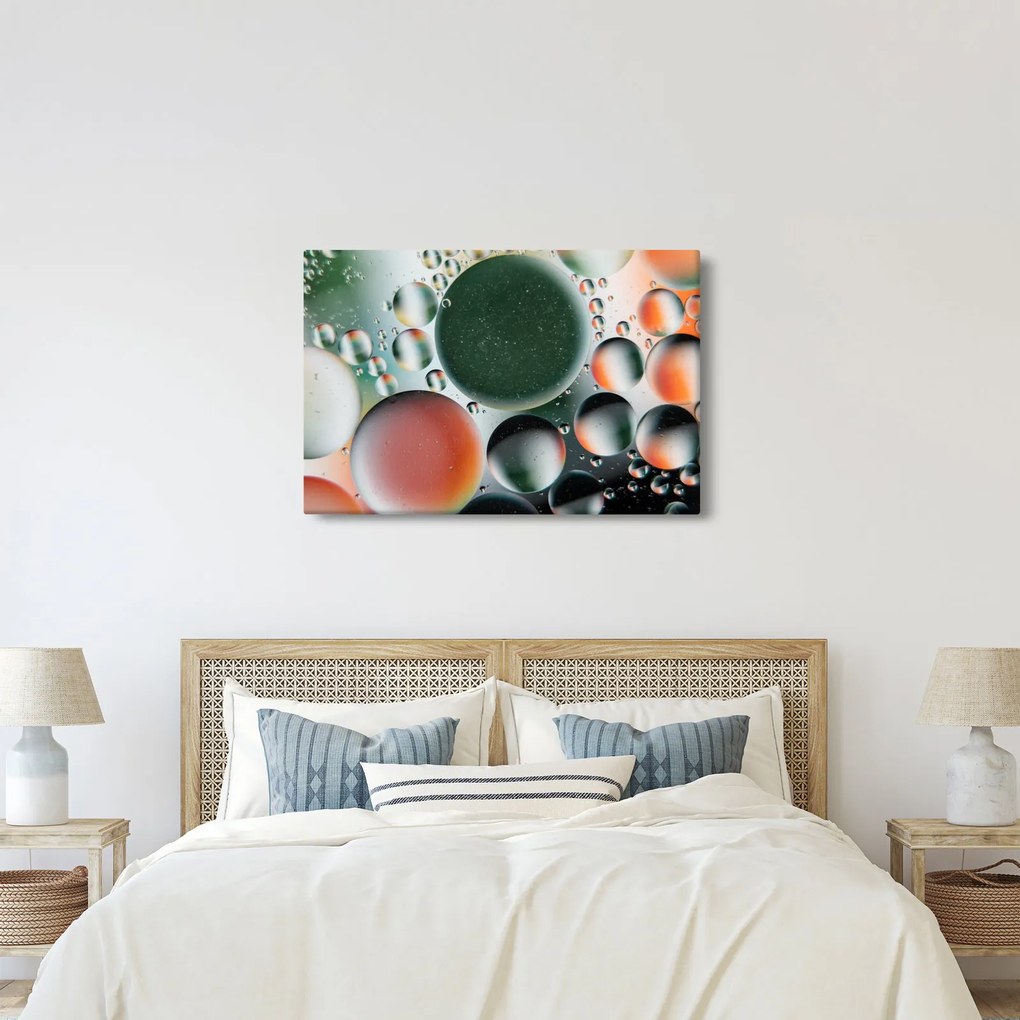 Tablou abstract - buline (90x60 cm)