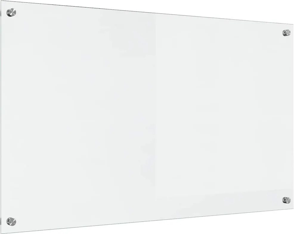 vidaXL Panou de bucătărie Transparent 100 x 60 cm sticlă securizată