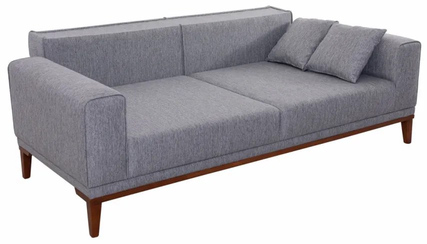 Set Canapea Extensibilă si Fotoliu Liones Tepsili, Gri