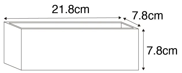 Aplică modernă albă - Tjada Novo