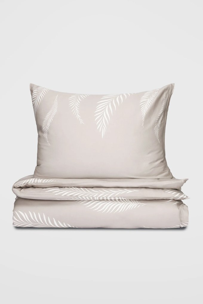 Lenjerie de pat din satin Sua bej 220x200 cm