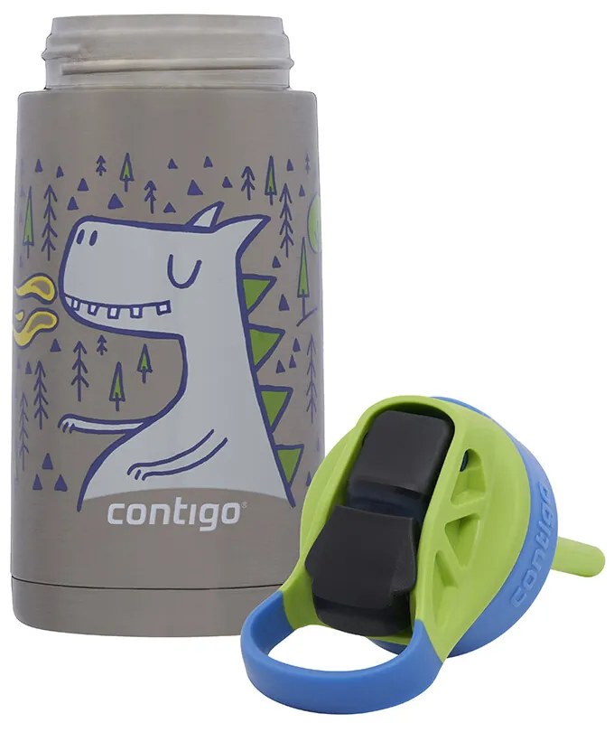 Sticlă termică pentru copii Contigo Easy Clean 380 ml Matcha Dragon