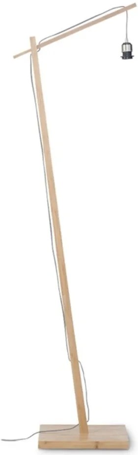 Lampadar eco din bambus Palawan natur/ alb, 40x15cm