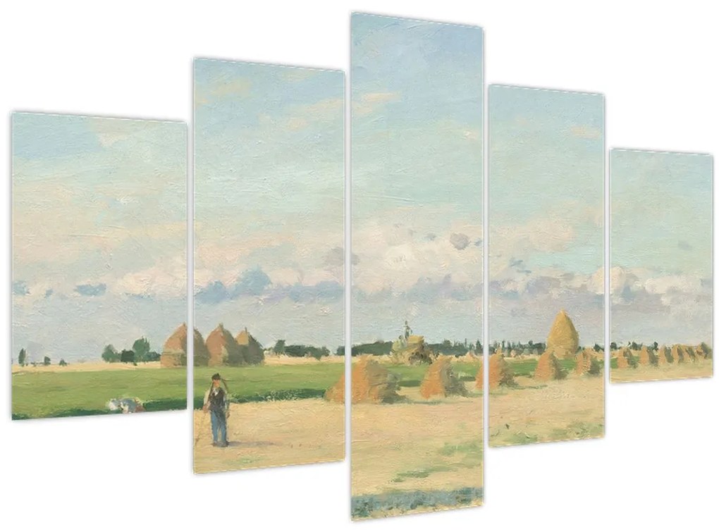 Tablou - Camille Pissarro, Landscape, Ile de France, reproducere (150x105 cm)