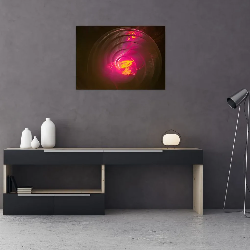 Tablou - abstacție cu spirala (70x50 cm), în 40 de alte dimensiuni noi
