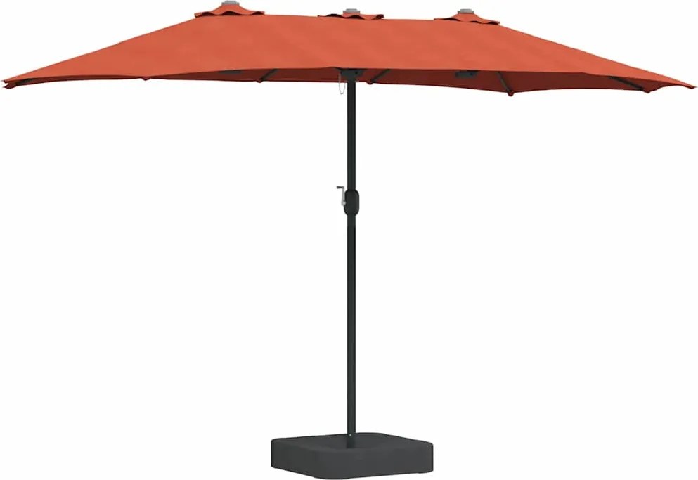 vidaXL Parasol de Grădină Terracota 385 x 209 x 244 cm