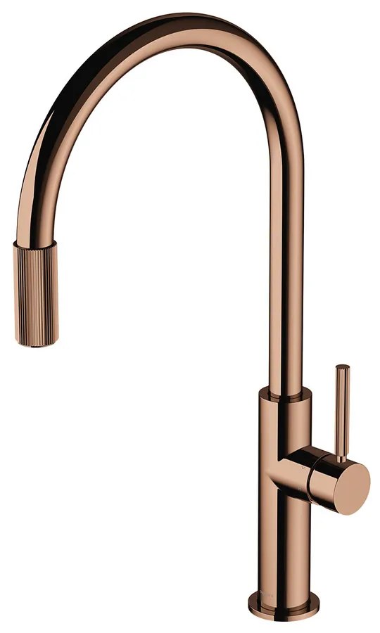 Baterie bucatarie cupru Omnires Switch cu 3 cai, pentru apa filtrata