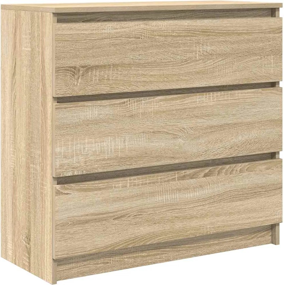 vidaXL Bufetă Stejar Sonoma 80x35x76 cm Lemn prelucrat