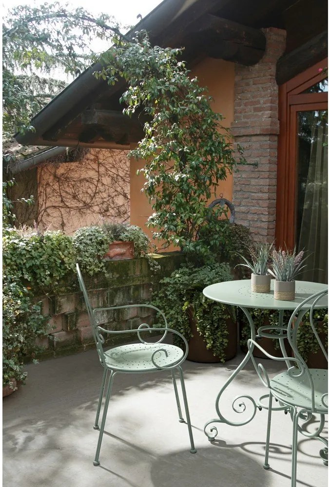 Măsuță de grădină rotundă din oțel ø 70 cm Etienne – Bizzotto