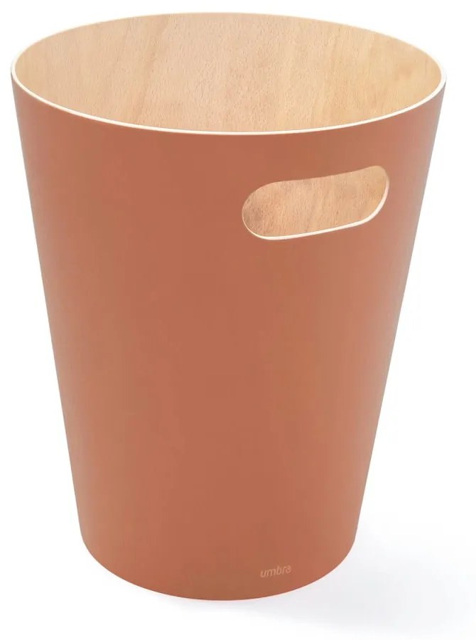 Coș de gunoi din lemn 7,5 l Woodrow – Umbra