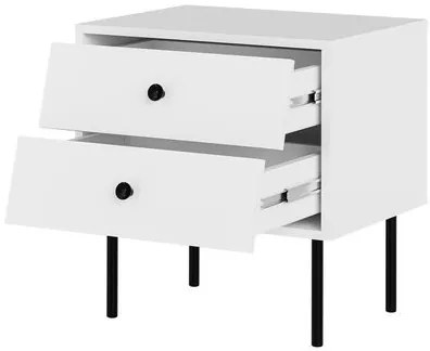 Set două noptiere Aurezzo 150 (alb). 1121821