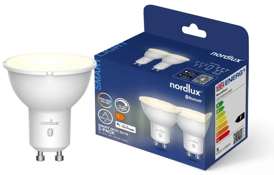Set 2 becuri LED Smart GU10 2200-6500K 420Lm