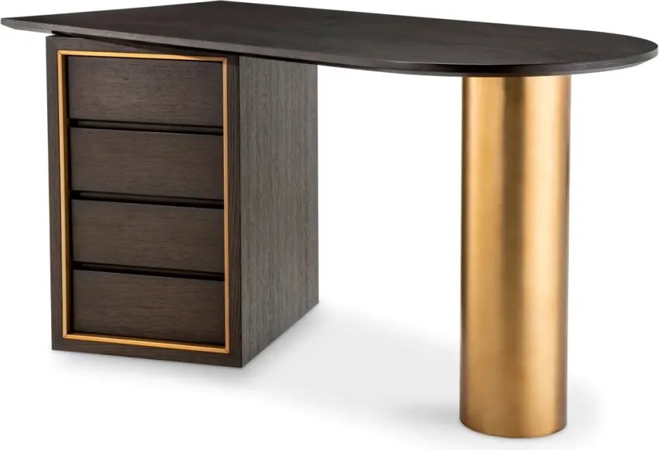 Birou elegant design LUX furnir de stejar Del Rio