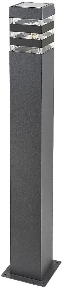 Stalp mediu pentru iluminat exterior design modern IP44 Ankara antracit