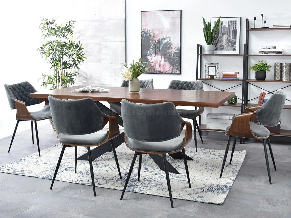 Scaun Rolf K (gri + negru). 1111258