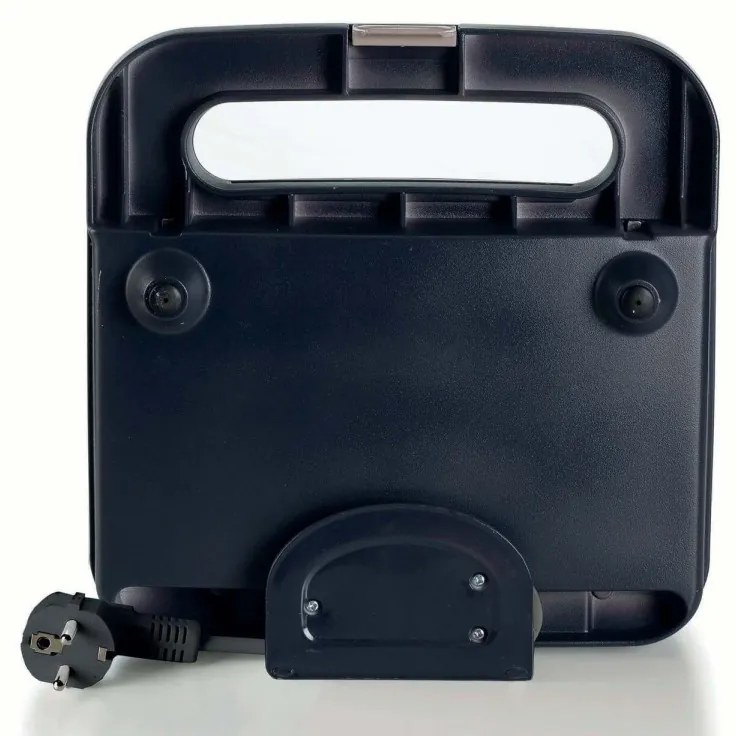 Sandwich toaster Ariete BREAKFAST 1971/00, 750W, Acoperire antiaderenta, Indicator luminos, Gri inchis