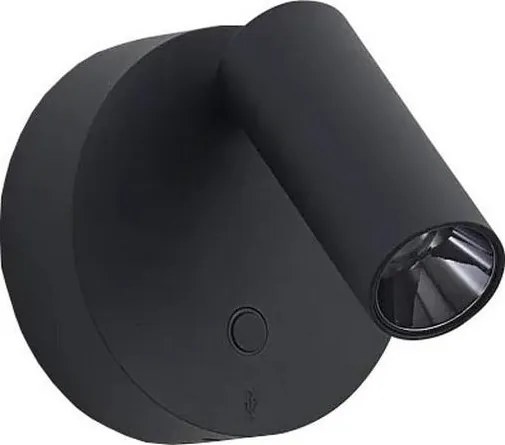 Ideal Lux - Aplică spot LED reglabilă ELF LED/3W/230V CRI95 negru