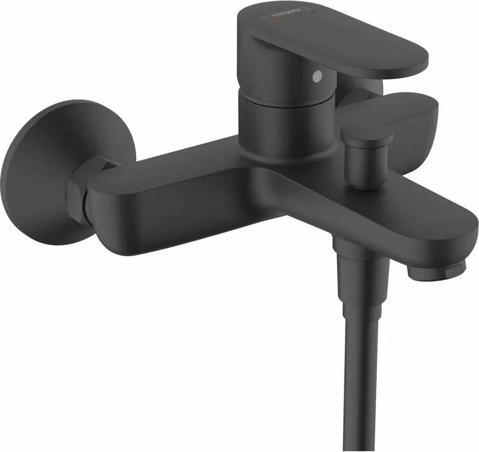 Baterie cada - dus Hansgrohe Vernis Blend monocomanda negru mat