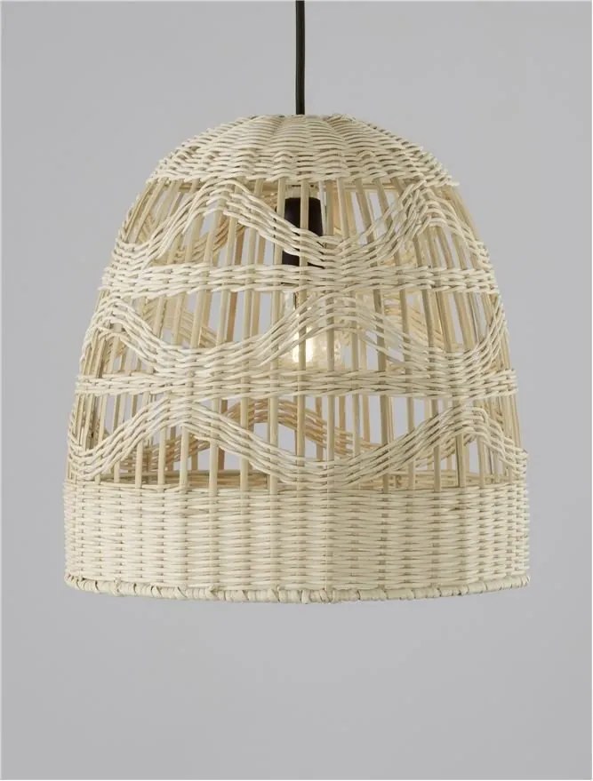 Lustra / Pendul modern design natural ratan MARLO D-30cm