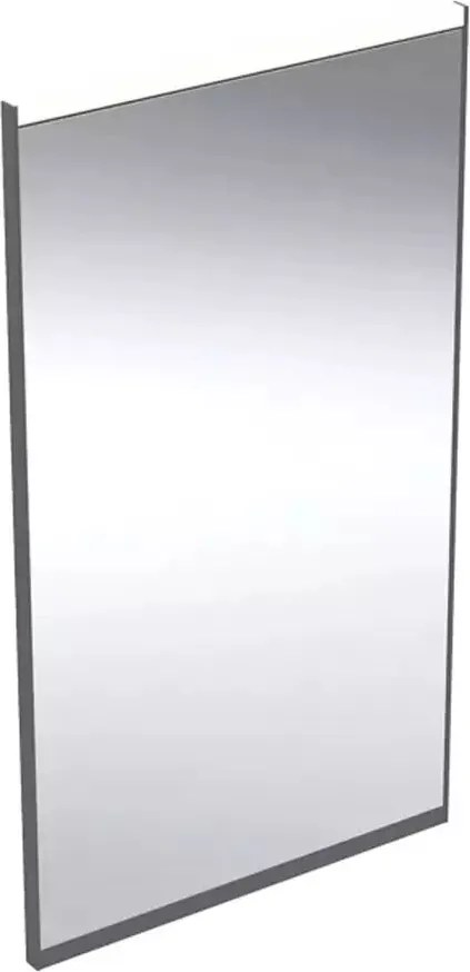 Oglinda cu iluminare si dezaburire Geberit Option Plus Square 40 cm negru - aluminiu eloxat