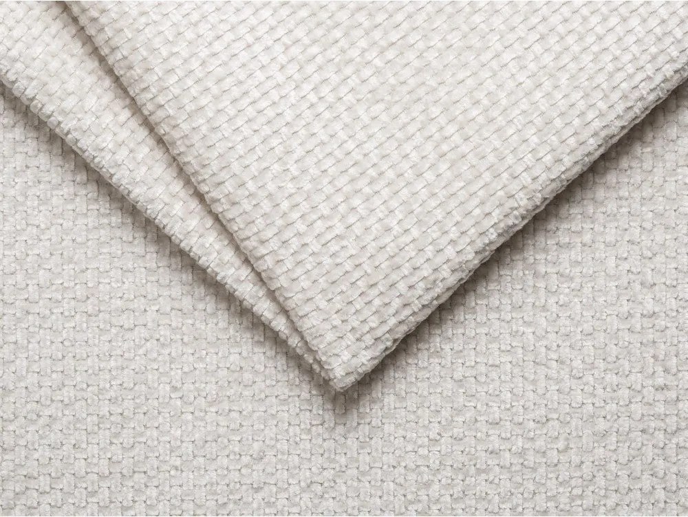 Taburet crem cu tapițerie din chenille Lupine – Micadoni