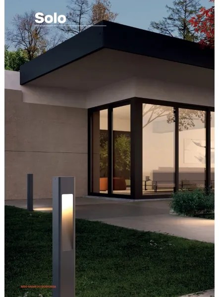 Redo 90672 - Lampă de exterior SOLO, 1 x GU10, 35 W, 230 V, 70 cm, IP65, antracit