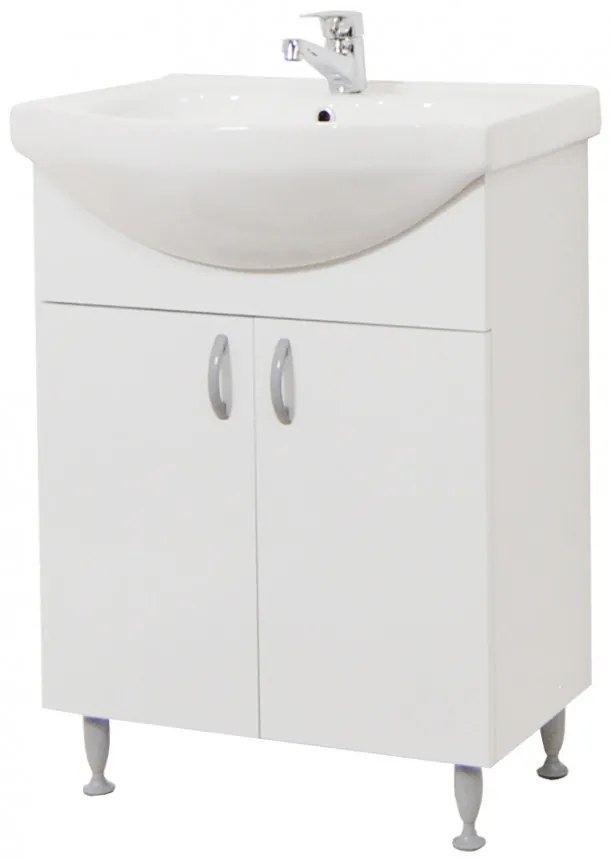 Dulap baie Ikeany cu chiuveta 60 cm alb