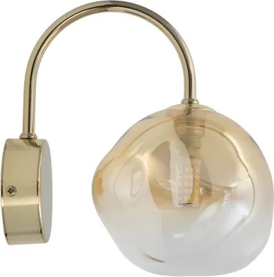 Brilagi - Lampă de perete VULCANO 1xG9/8W/230V aurie/bej fumuriu