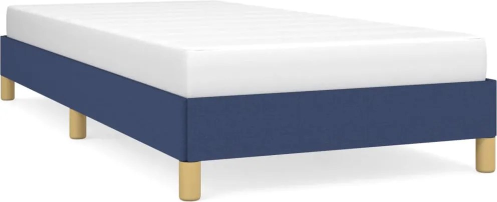 vidaXL Cadru de pat fără saltea țesătură albastră 80x200 cm