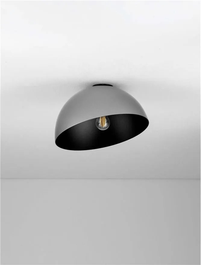 Lustra aplicata design decorativ GEA negru D-29cm